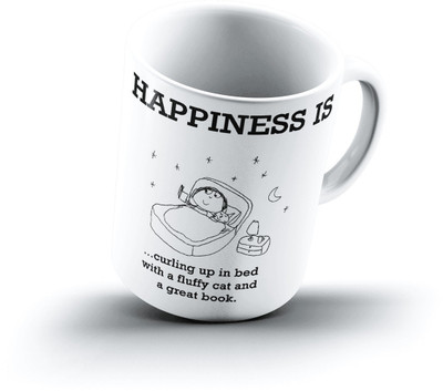 

Ucard Happiness Is2092 Bone China, Ceramic, Porcelain Mug(325 ml)