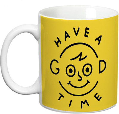 

Prithish Have A Good Time Ceramic Mug(330 ml), Multicolor