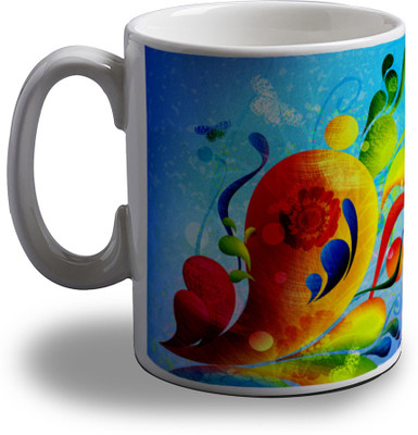 

Artifa Abstract Design AMG0072 Porcelain, Ceramic Mug(350 ml), Multicolor