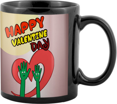 

SKY TRENDS Valentine Gifts For Special Girlfriend,Boyfriend,Wife,Husband,design 84 Ceramic Mug(325 ml), Black