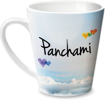 Hot Muggs Simply Love You Panchami Conical Ceramic Mug(350 ml)