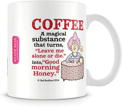 35% OFF on Aunty Acid Good Morning Honey Ceramic Mug(325 ml)