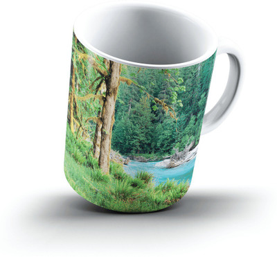 

Ucard Landscape262759 Bone China, Ceramic, Porcelain Mug(325 ml), Multicolor