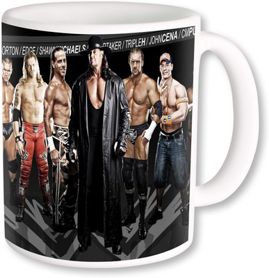 

Heyworlds wwe stars 023 Ceramic Mug(325 ml), Multicolor