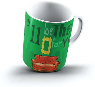 

Ucard Friends Minimalist1058 Bone China, Ceramic, Porcelain Mug(325 ml), Multicolor