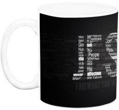 

EFW CHRISTMAS JESUS Graffiti ART Ceramic Mug(325 ml), White