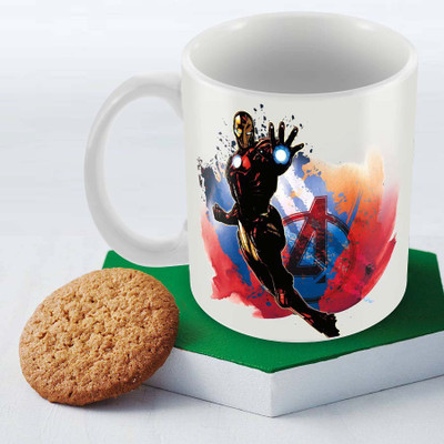 

Posterboy Iron Man - Invincible Officially Licensed Ceramic Mug(350 ml), Multicolor