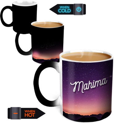 

Hot Muggs You're the Magic… Mahima Magic Color Changing Ceramic Mug(350 ml)