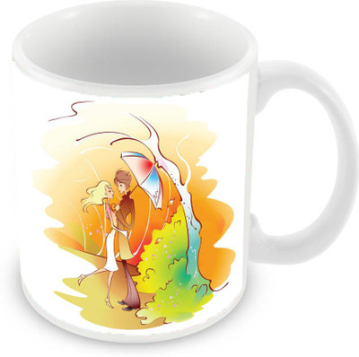 

Sleep Nature's SN-MG-2617 Ceramic Mug(350 ml), Multicolor