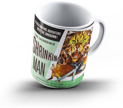 

Ucard Shrinking Man97 Bone China, Ceramic, Porcelain Mug(325 ml), Multicolor
