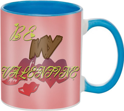 

SKY TRENDS Beautiful Special and Best Happy Valentine Gifts for Boyfriend Girlfriend Fiance Wife Husband Friends Birthday Anniversary074 Ceramic Mug(325 ml), Blue