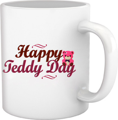 28% OFF on TIED RIBBONS Happy Teddy Day with Heart Coffee Ceramic Coffee Mug(350 ml) 28% OFF on TIED RIBBONS Happy Teddy Day with Heart Coffee Ceramic Coffee Mug(350 ml)