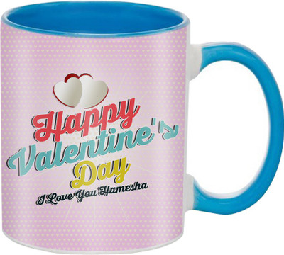 

SKY TRENDS Great Romantic Love Best Gifts For Valentine Day For Girlfriend Boyfriend Fiance Wife Husband, Anniversary,Christmas, Design 011 Ceramic Mug(325 ml), Multicolor