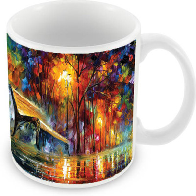 

Sleep Nature's SN-MG-1584 Ceramic Mug(350 ml), Multicolor