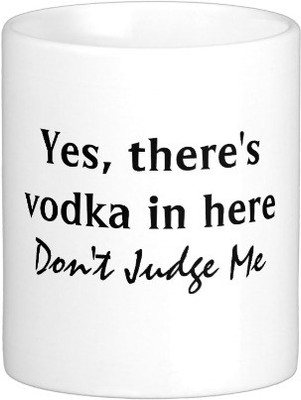 

Exoctic Silver An Alcoholic's Confession A002 Ceramic Mug(350 ml), Black;white