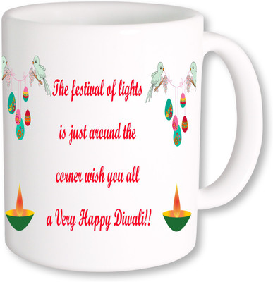 

PhotogiftsIndia Happy Diwali 029 Ceramic Mug(325 ml), Multicolor
