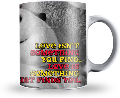 

Presto Love Gift for Girlfriend Boyfriend valentine day L2 Ceramic Mug(330 ml), White