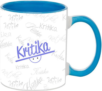 

SKY TRENDS Kriika Birthday Gift Coffee 350 ML Ceramic Mug(350 ml), Multicolor