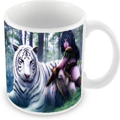 

Sleep Nature's SN-MG-75 Ceramic Mug(350 ml), Multicolor