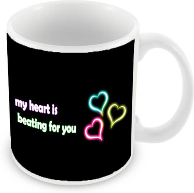 

Sleep Nature's SN-MG-2553 Ceramic Mug(350 ml), Red