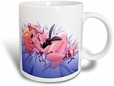 

3dRose Anime Sleeping Ceramic, 15-Ounce Ceramic Mug(60 ml), Multicolor