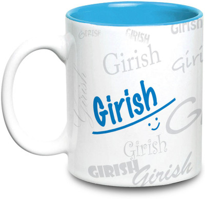 

Hot Muggs Me Graffiti - Girish Ceramic Mug(315 ml), Multicolor
