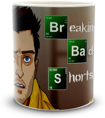 Shoppers Bucket Breaking Bad Shorts 1 Ceramic Coffee Mug(330 ml)