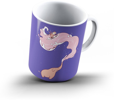 

Ucard Elepahnt Surfing310 Bone China, Ceramic, Porcelain Mug(325 ml)