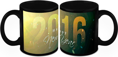

Homesogood Happy New Year Everyone Ceramic Mug(325 ml, Pack of 2)