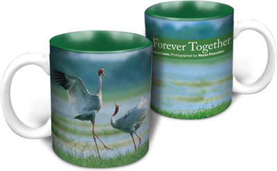 HOT MUGGS Wild Focus - Forever Together Ceramic Coffee Mug(315 ml)