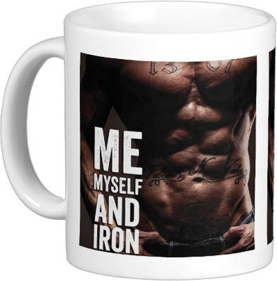 

Exoctic Silver MUG38 Ceramic Mug(250 ml), White