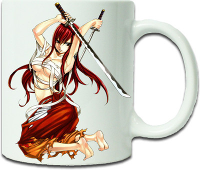 

Maison N Mode Fighter Women Coffee Ceramic Mug(330 ml), Multicolor