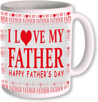 

PhotogiftsIndia Happy Fathers Day 140 Ceramic Mug(350 ml), White