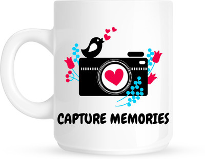 

HuppmeGift Capture White Ceramic Mug(350 ml)