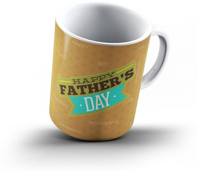 

Ucard Fathers Day465 Bone China, Ceramic, Porcelain Mug(325 ml)