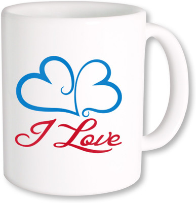 

Heyworlds i love you happy valentine gifts 0022 Ceramic Mug(325 ml), Multicolor