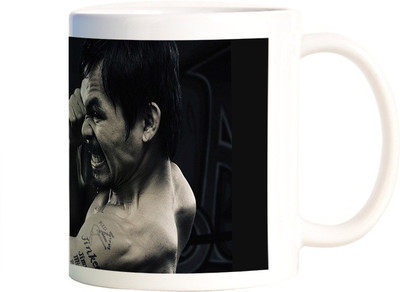 

Rangeele Inkers Tough Boxer Ceramic Mug(300 ml), Multicolor