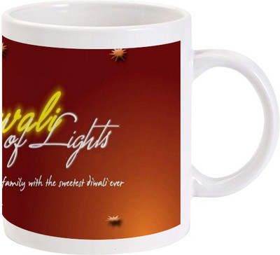 

Lolprint 39 Diwali Ceramic Mug(325 ml)