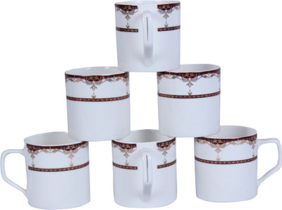 

Pearl B-909 Bone China(Multicolor, Pack of 6)