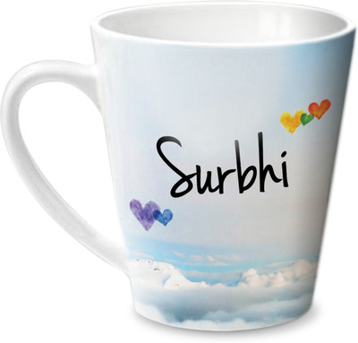 

Hot Muggs Simply Love You Surbhi Conical Ceramic Mug(350 ml)