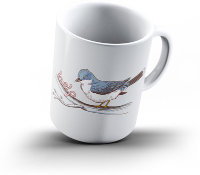 

Ucard Help329 Bone China, Ceramic, Porcelain Mug(325 ml), Multicolor