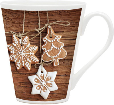 

Homesogood Hanging Christmas Bells Ceramic Mug(355 ml)