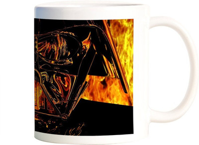 

Rangeele Inkers Darth Vader Stars Wars Fire Ceramic Mug(300 ml), Multicolor