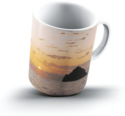 

Ucard Sunset Off The Pacific Coast Of Baja Mexico2680 Bone China, Ceramic, Porcelain Mug(325 ml), Multicolor