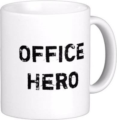 

Exoctic Silver Office Survivor Hero Series C002 Ceramic Mug(300 ml), Black;white