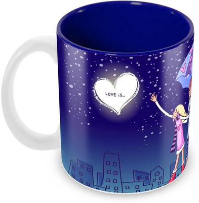 

Tuelip SK_Gp-IC-LoveisBlind Ceramic Mug(350 ml), Multicolor