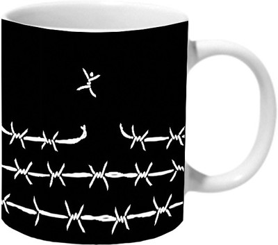 

Mooch Wale Break Free Ceramic Mug(325 ml), Multicolor