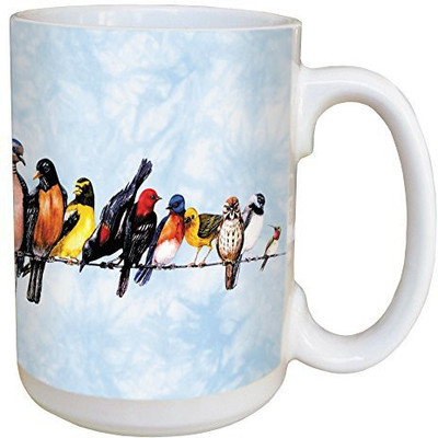 

Tree-Free Greetings Greetings 45506 Wendy Russell Chorus Line Ceramic with Full-Sized Handle, 15-Ounce Ceramic Mug(60 ml), Multicolor