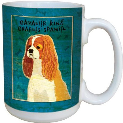 

Tree-Free Greetings Greetings sg44011 Cavalier King Charles-Blenheim by John W. Golden Ceramic with Full-Sized Handle, 15-Ounce Ceramic Mug(60 ml), Multicolor