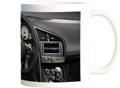 

Rangeele Inkers Audi r8 gt Ceramic Mug(300 ml), Multicolor